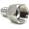Concord 304 Stainless Steel 1/2" Barb to 1/2" Female FPT Fitting PF-BR-12Fx2 - alternate 2